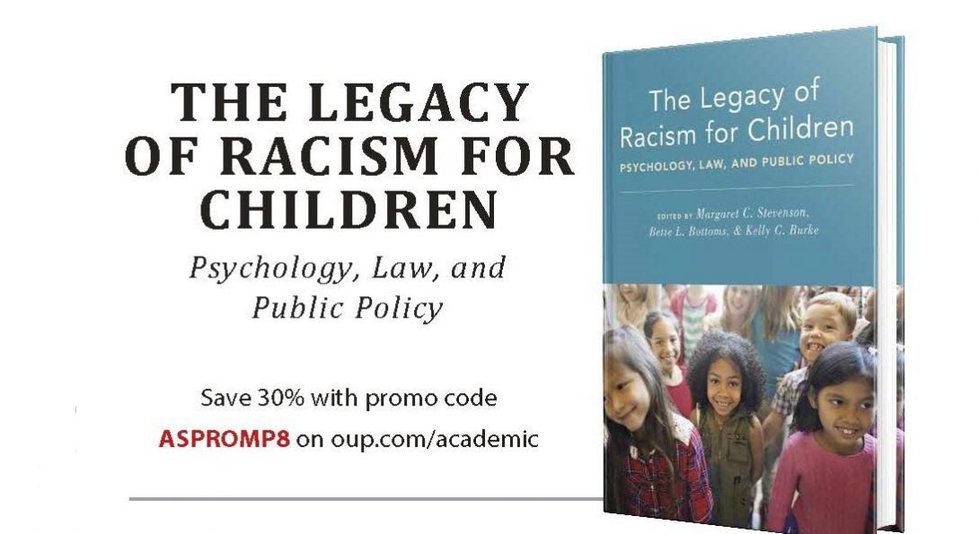 Coupon code for The Legacy of Racism for Children. Save 30% with code ASPROMPS